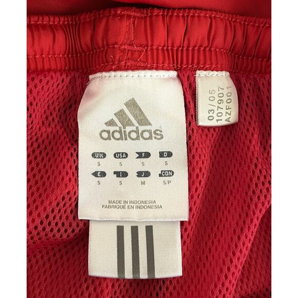 Adidas Vintage Y2K Track Pants Red Women’s Small Blokecore 90s Soccer Warm-Up - Picture 10 of 12